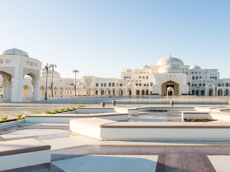 Qasr Al Watan (Presidential Palace) on an Abu Dhabi day trip from Dubai